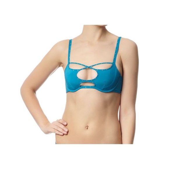 Agent Provocateur Liza Bra size 32C turquoise - Picture 4 of 6
